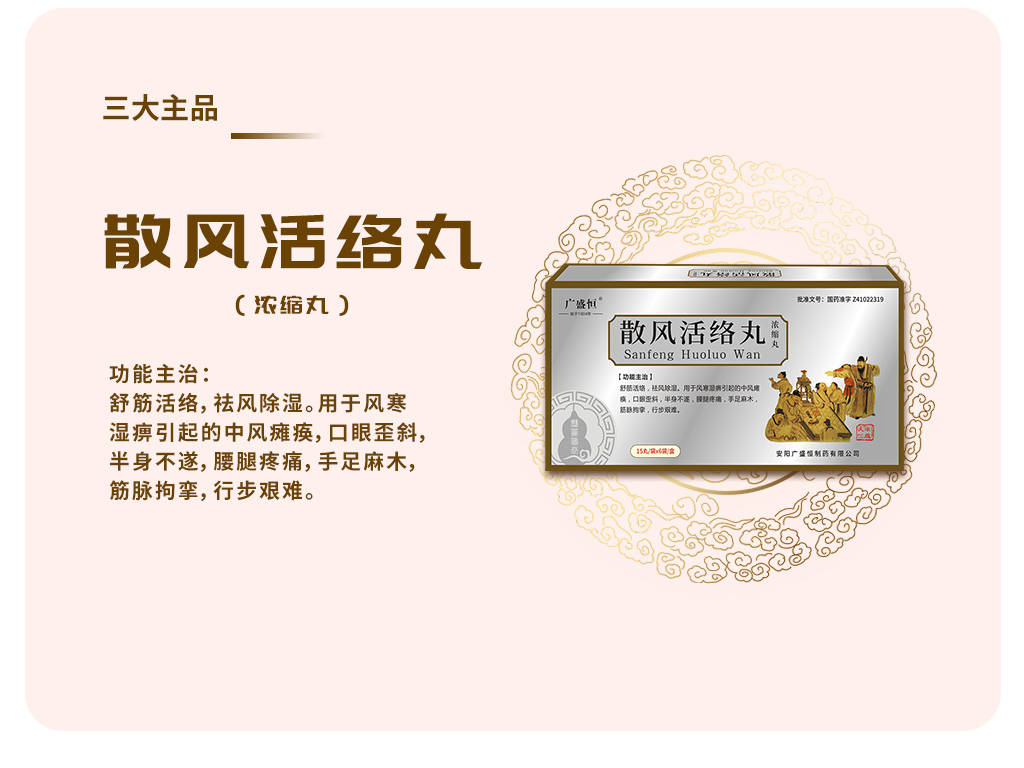 散风活络丸(浓缩丸)