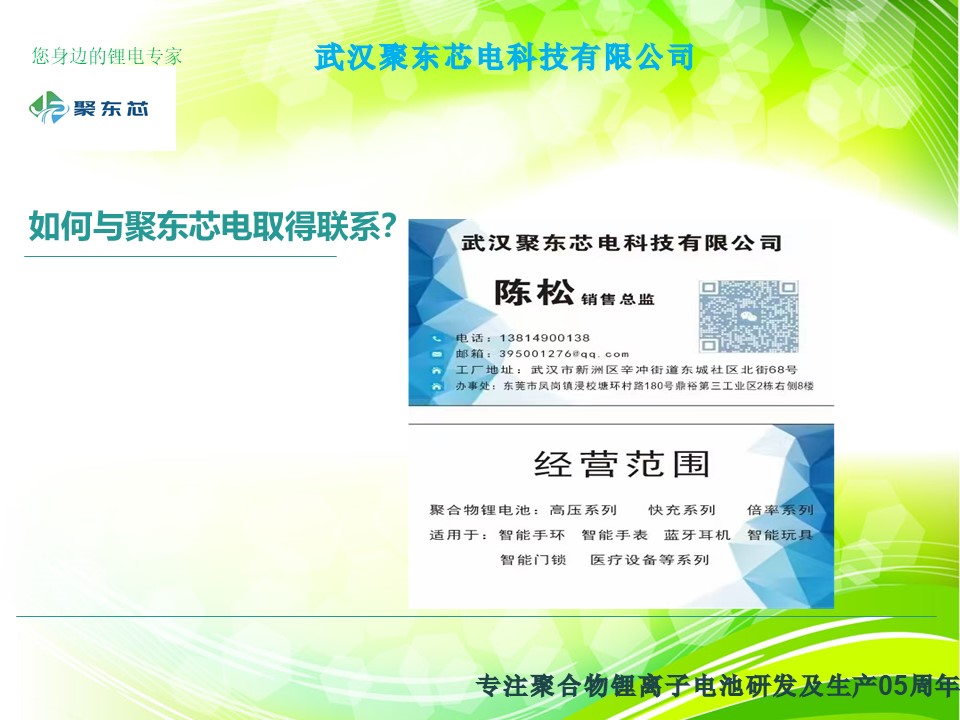 武汉聚东芯电科技有限公司简介