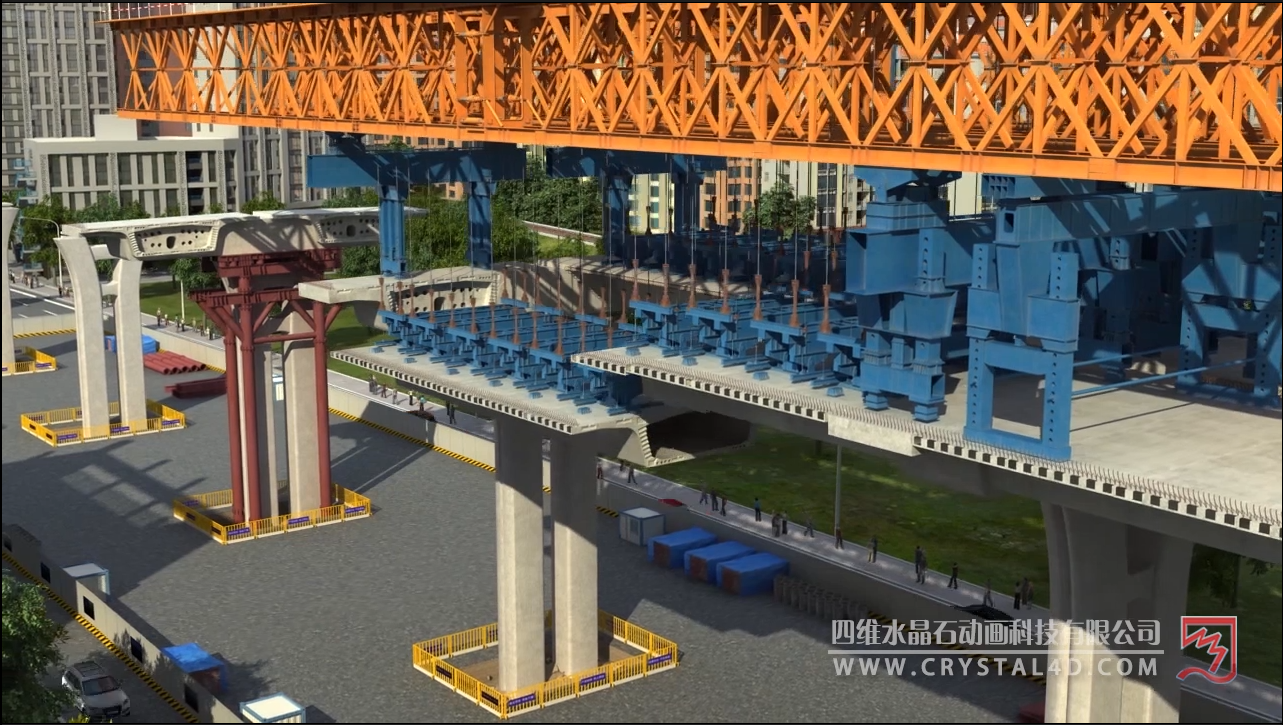 市政道路工程動畫