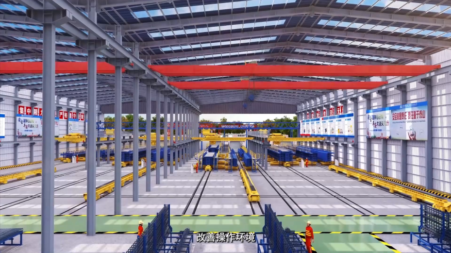 高速公路施工動畫