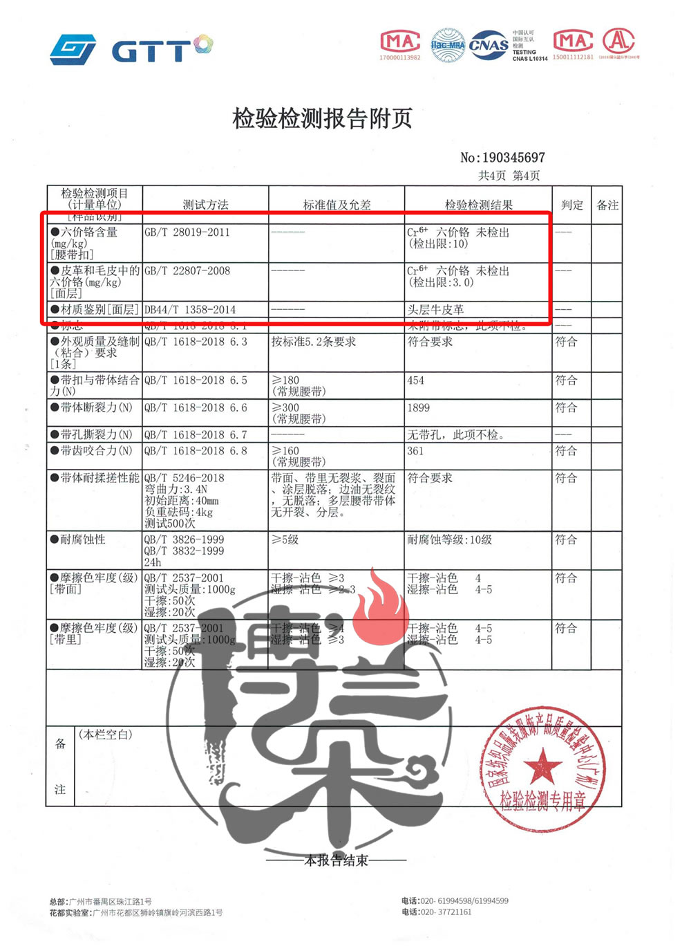 高尔夫皮带