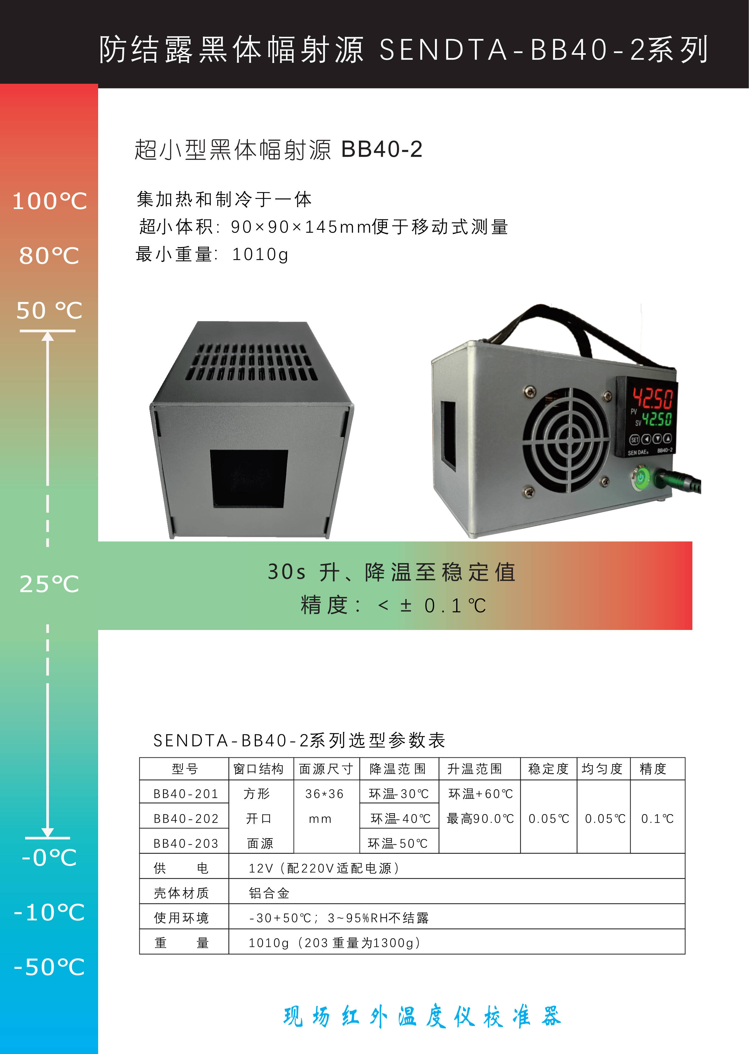 制冷加热黑体辐射源