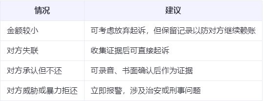 要账不给咋办？