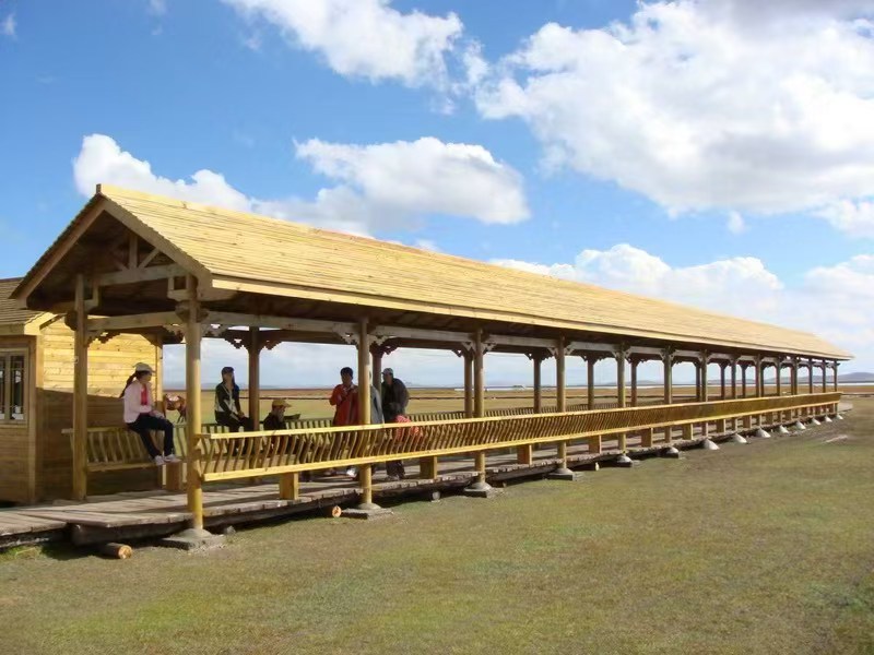 新津学校仿古长廊