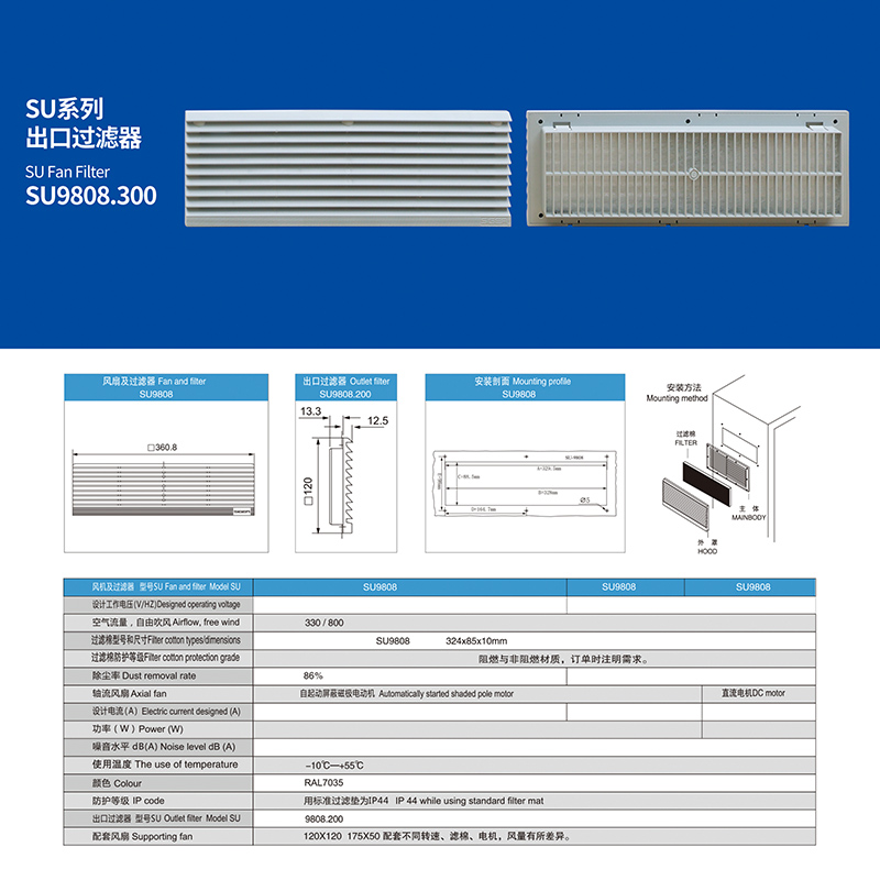SU风扇过滤器9808