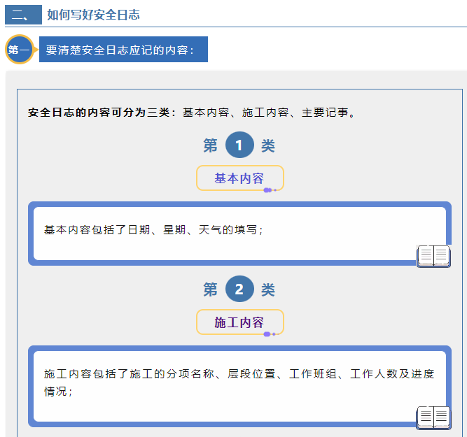 施工、安全日志写法