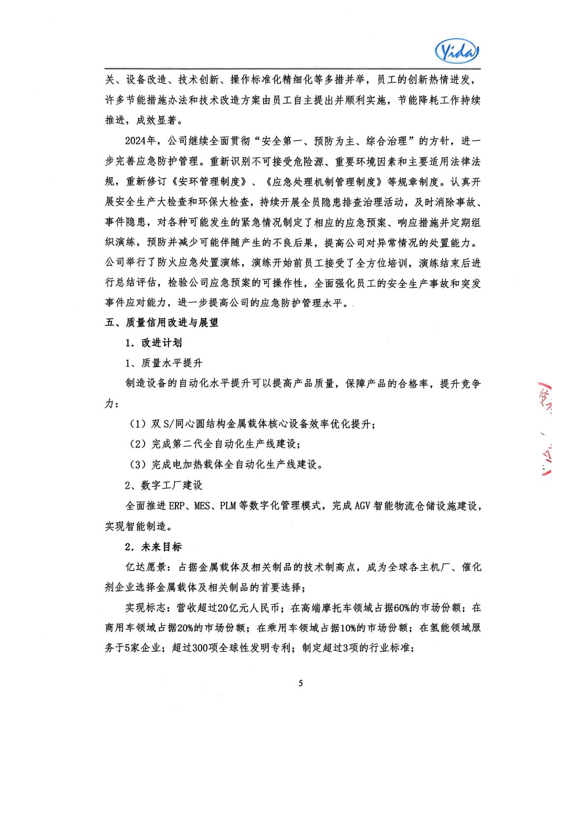 2024年度公司质量信用报告