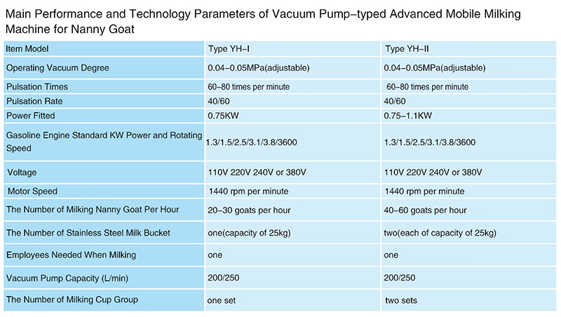 Type YH-I Gasoline Vacuum Pump-t