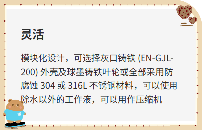 液环真空泵 ​