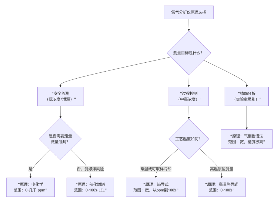氢气含量分析仪原理