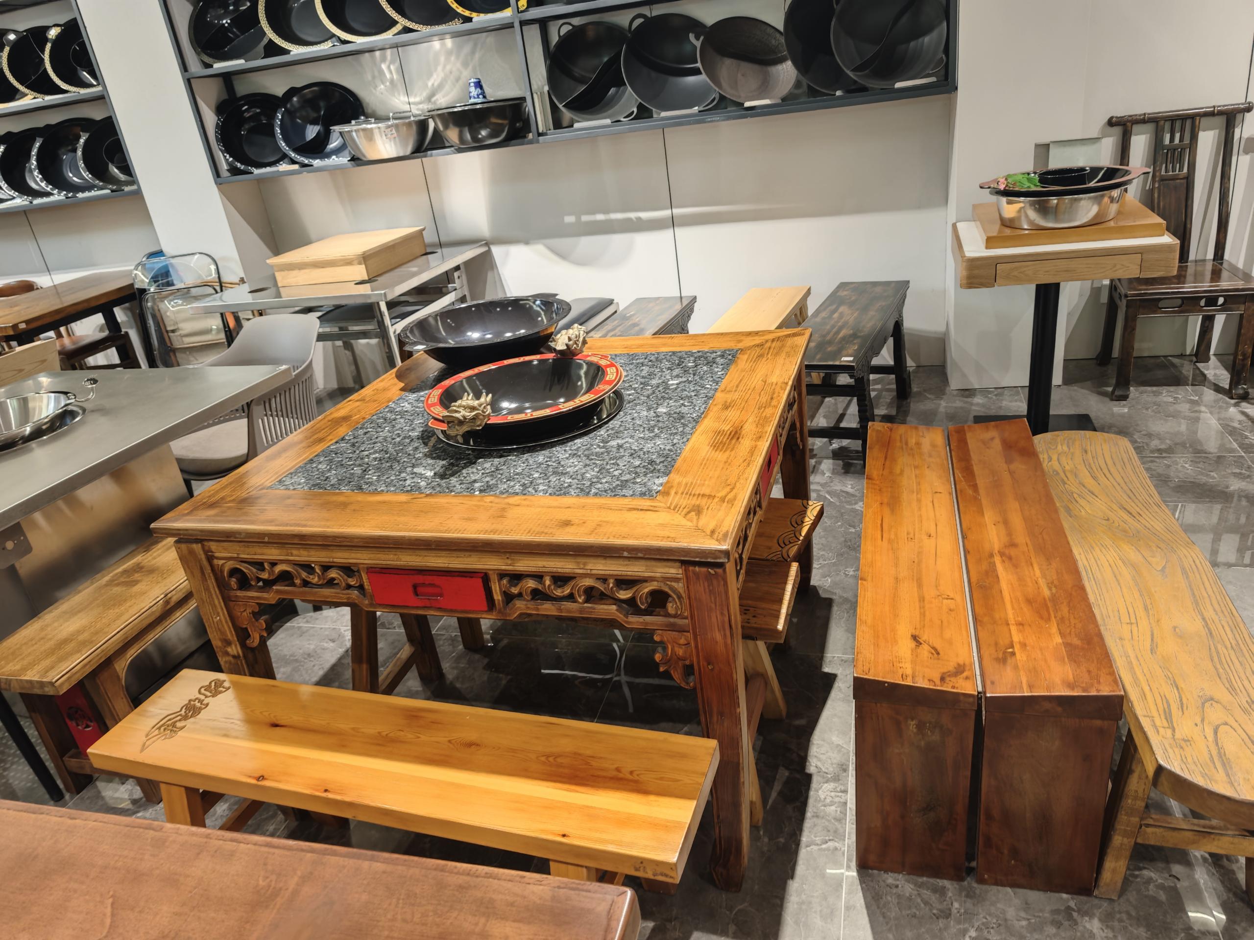 火锅桌椅（新中式，仿古）