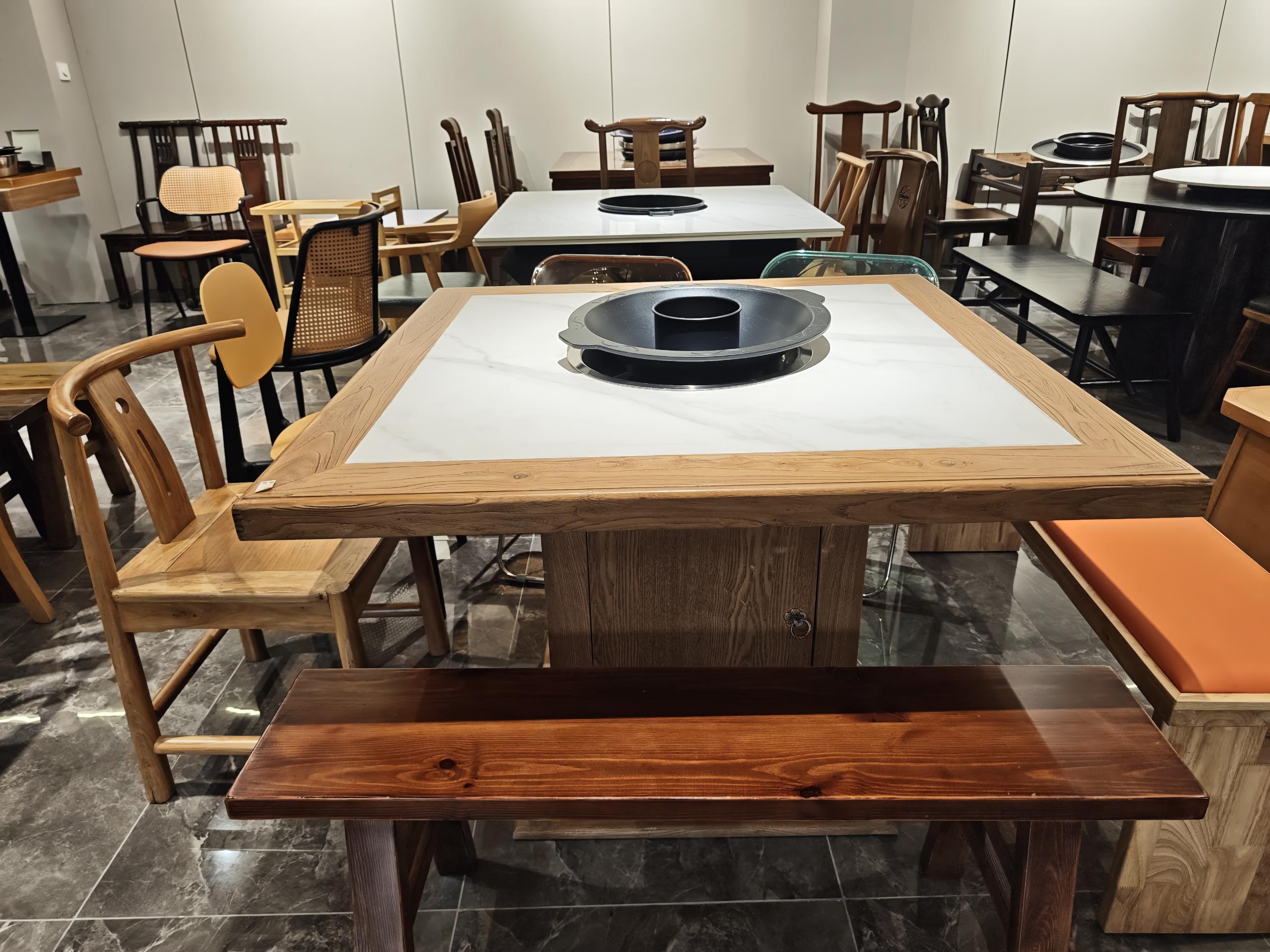 火锅桌椅（新中式，仿古）