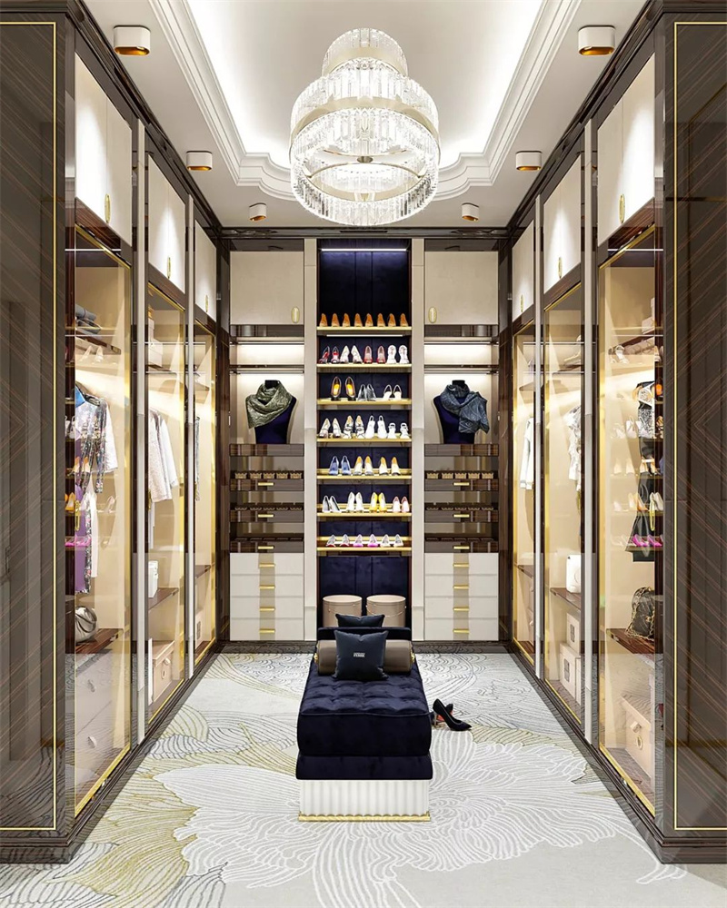 轻奢风衣帽间，让生活变得更有质感!