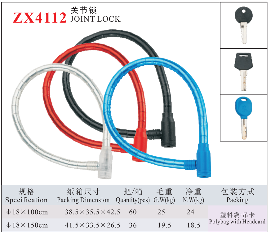 ZX4112 JOINT LOCK