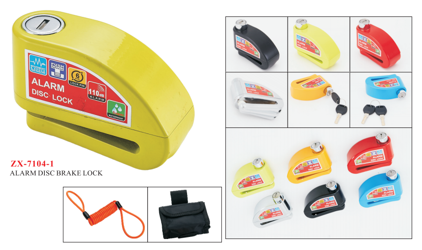 ZX-7104-1ALARMDISC BRAKELOCK
