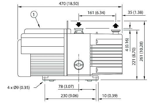 爱德华双级旋片泵