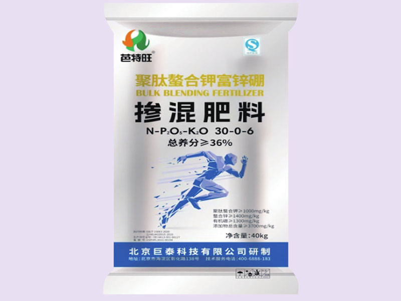 芭特旺聚肽螯合钾掺混肥30-0-6