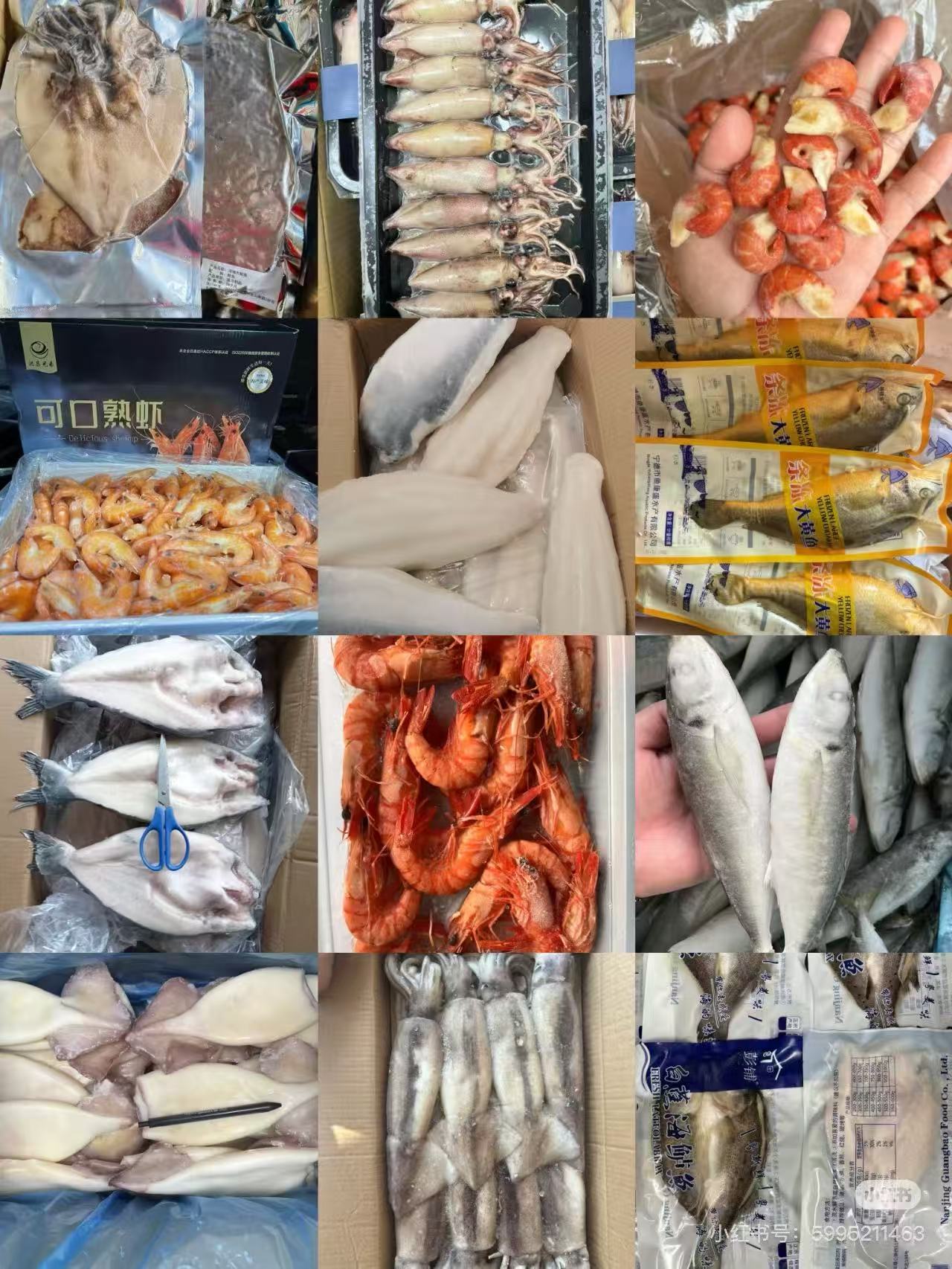 海鲜冻品系列