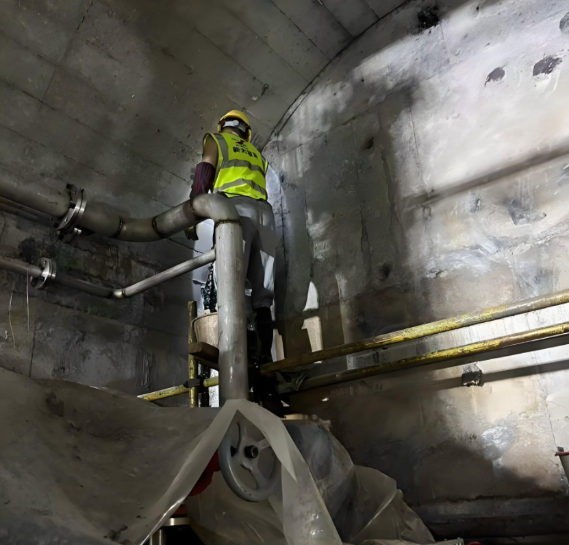 水电站漏水维修