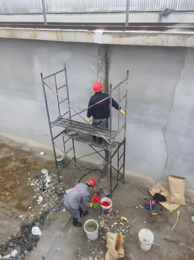 水电站漏水维修