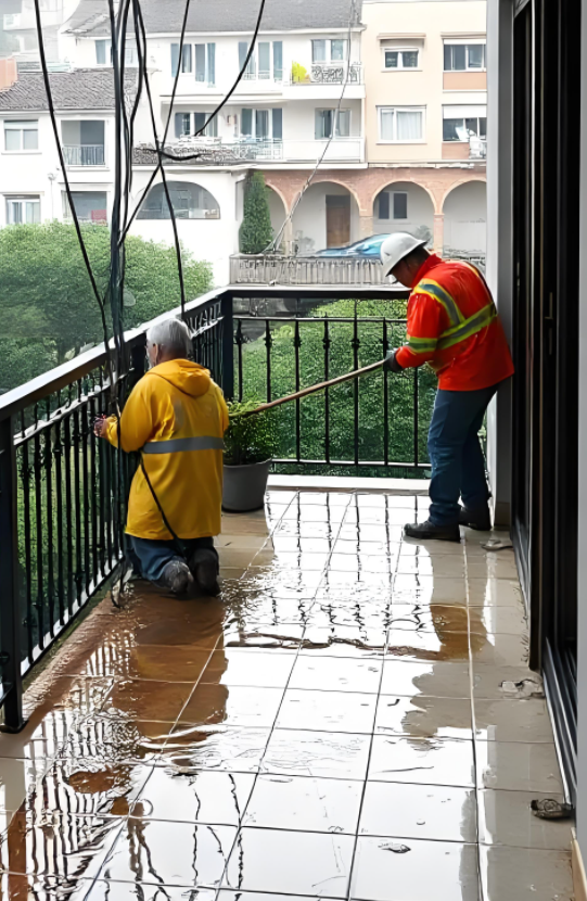 阳台漏水维修