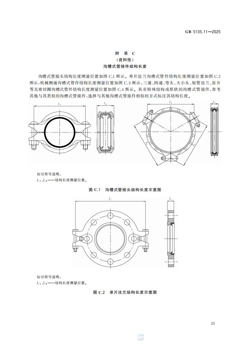 新国家标准GB 5135.11-2025自动喷水灭火系统 第11部分：沟槽式管接件