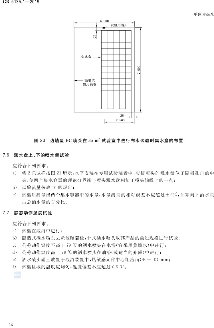 自动喷水灭火系统  第1部分:洒水喷头 GB5135.1-2019(代替GB5135.1-2003、GB5135.12-2006)