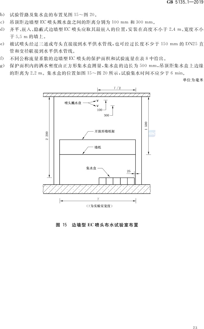 自动喷水灭火系统  第1部分:洒水喷头 GB5135.1-2019(代替GB5135.1-2003、GB5135.12-2006)