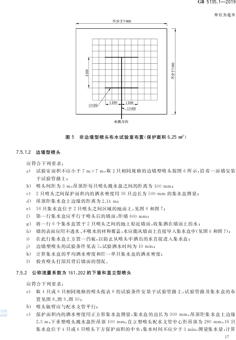 自动喷水灭火系统  第1部分:洒水喷头 GB5135.1-2019(代替GB5135.1-2003、GB5135.12-2006)