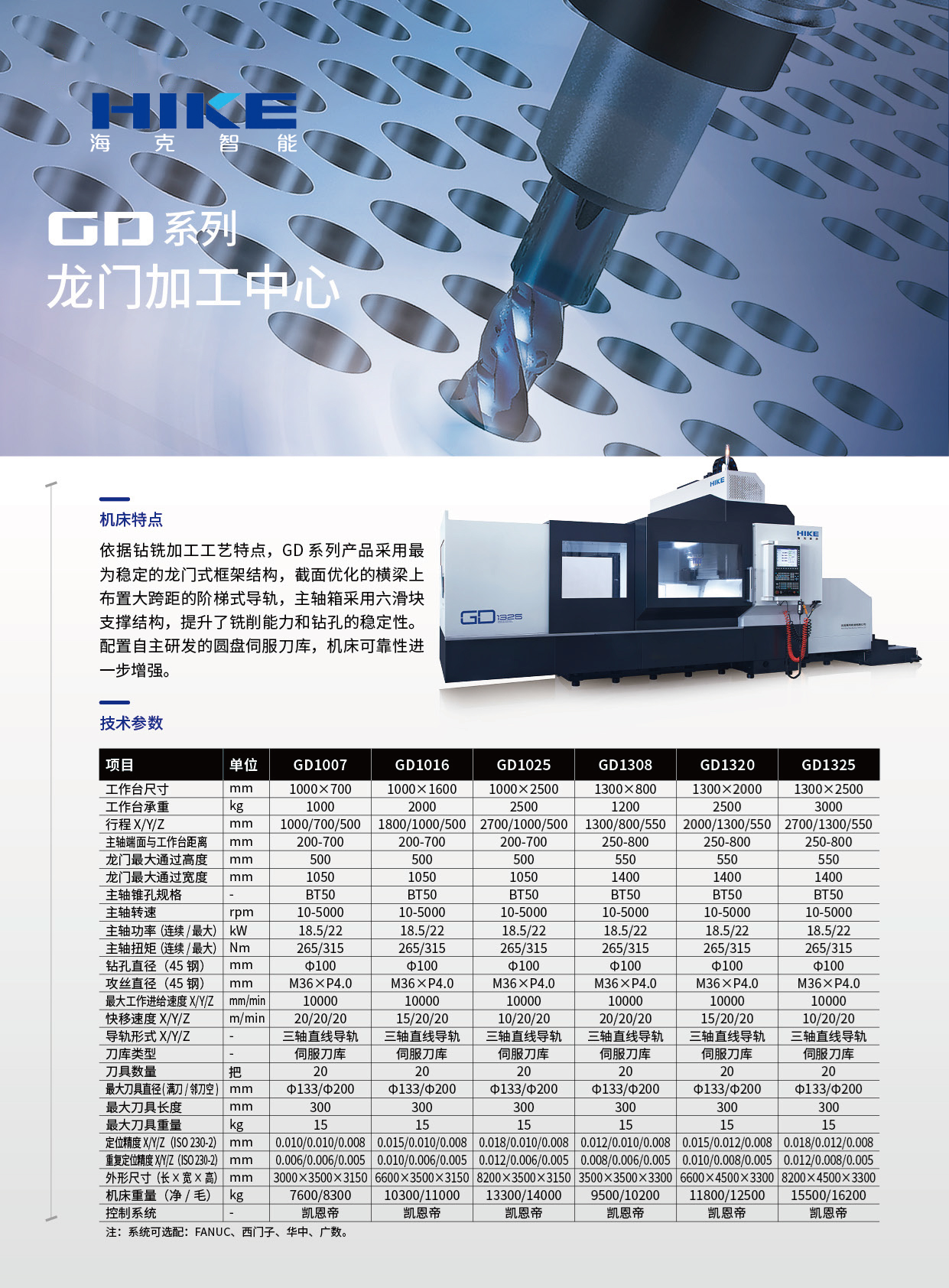 GD系列龍門加工中心