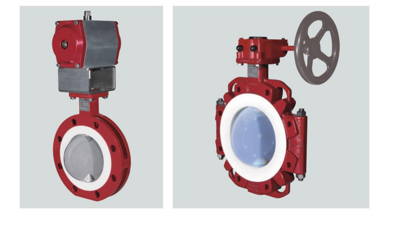 CV(UV)310衬氟调节(切断)蝶阀
