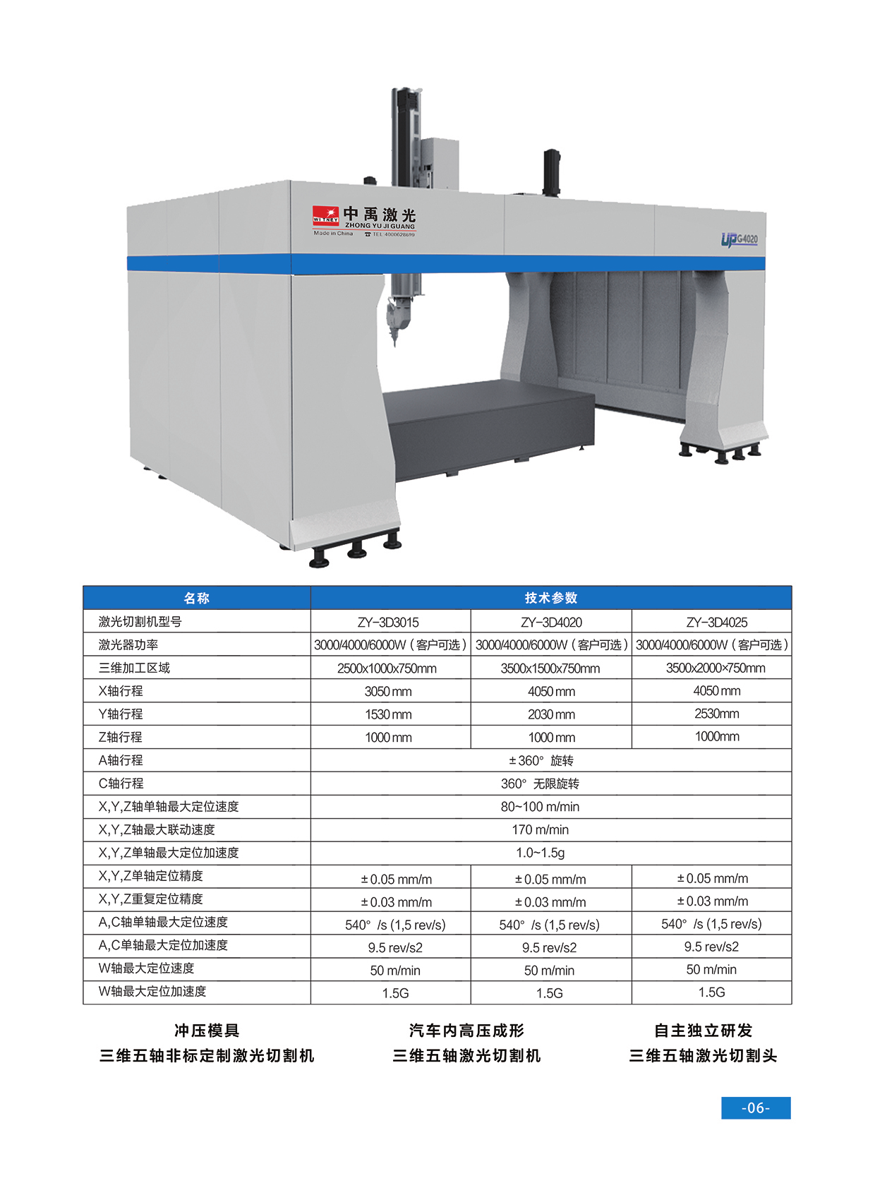 三维五轴激光切割机