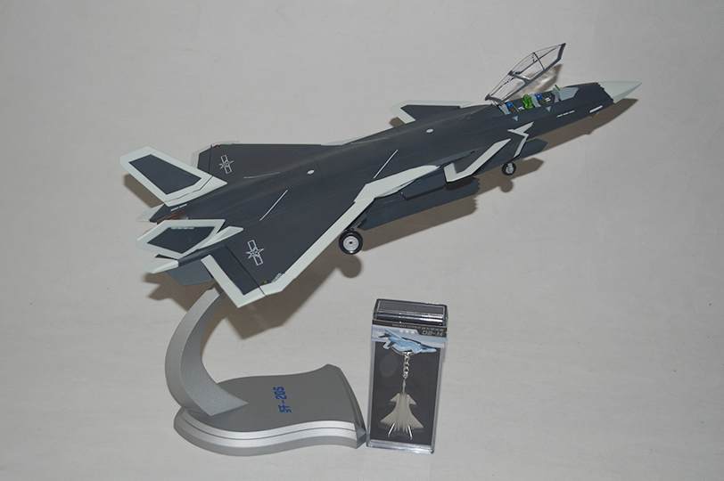 1：48黑歼20S战斗机模型