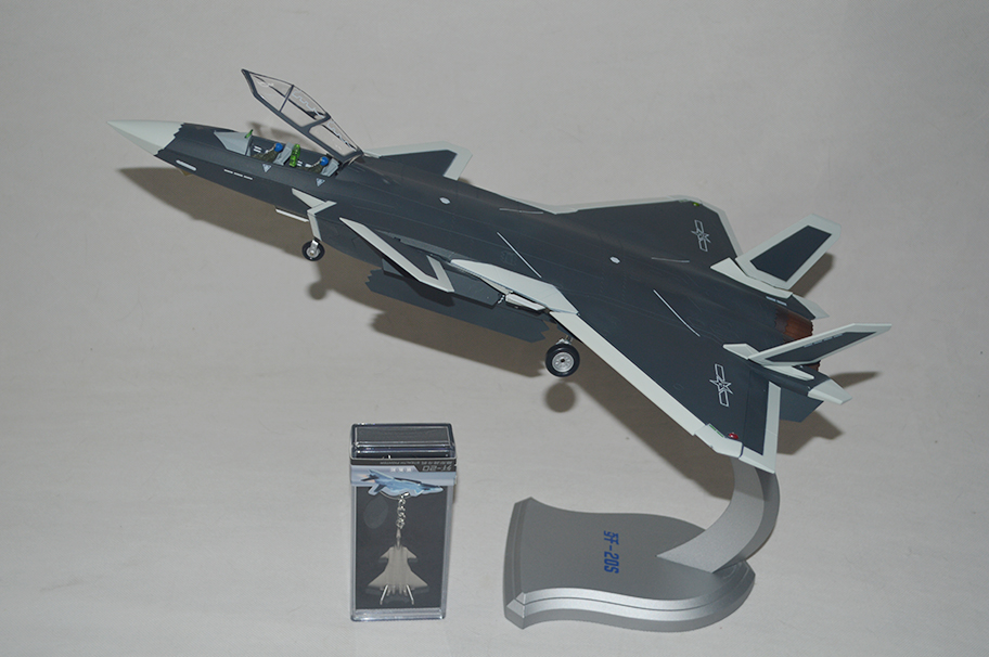 1：48黑歼20S战斗机模型