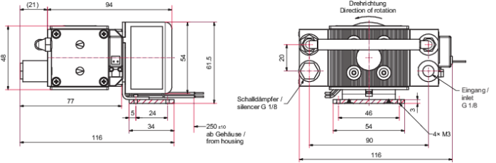 MVP 003-2 型干式隔膜真空泵