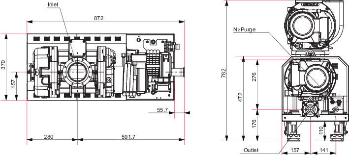 ACG 600 干式螺杆真空泵