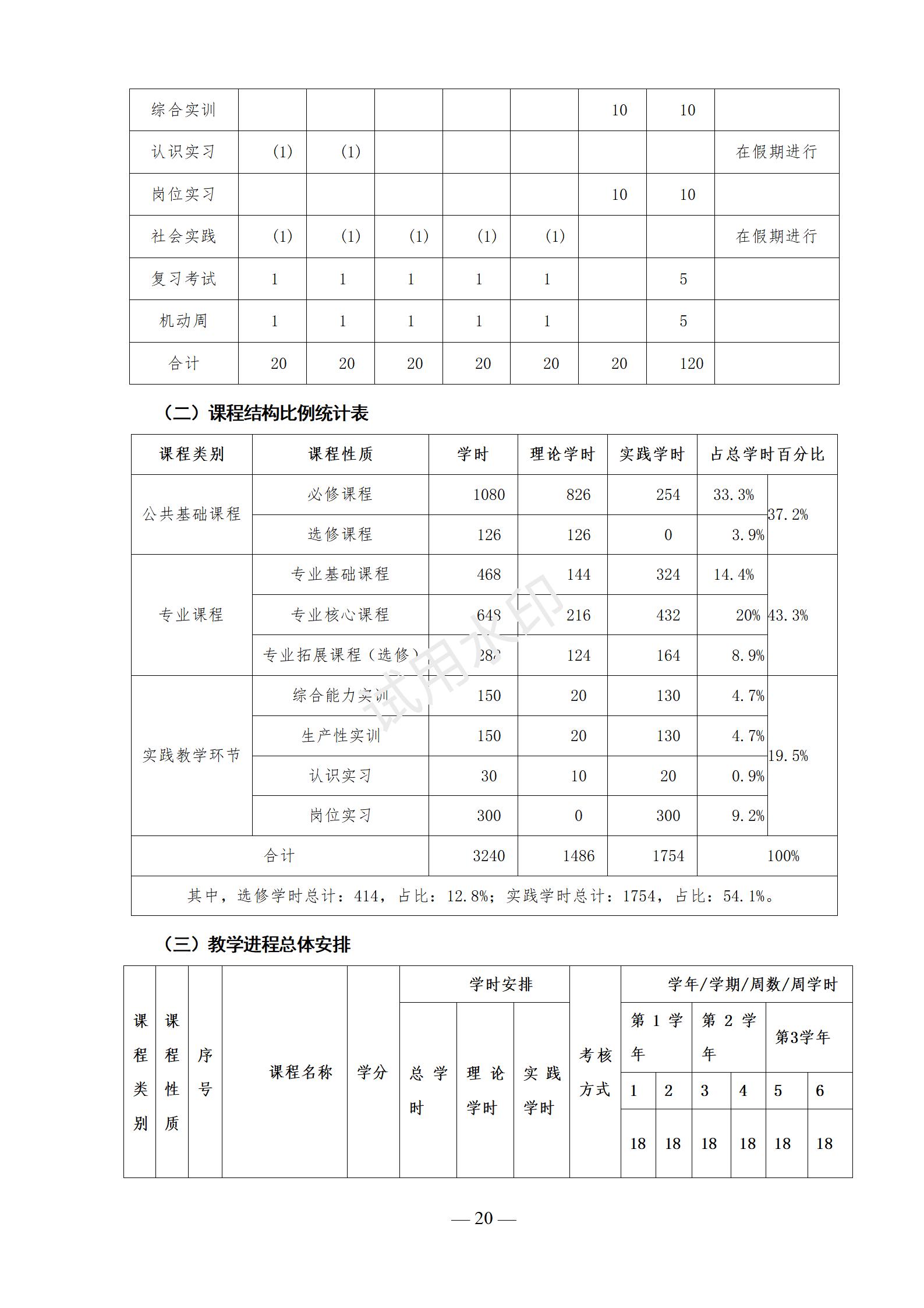 计算机应用专业人才培养方案