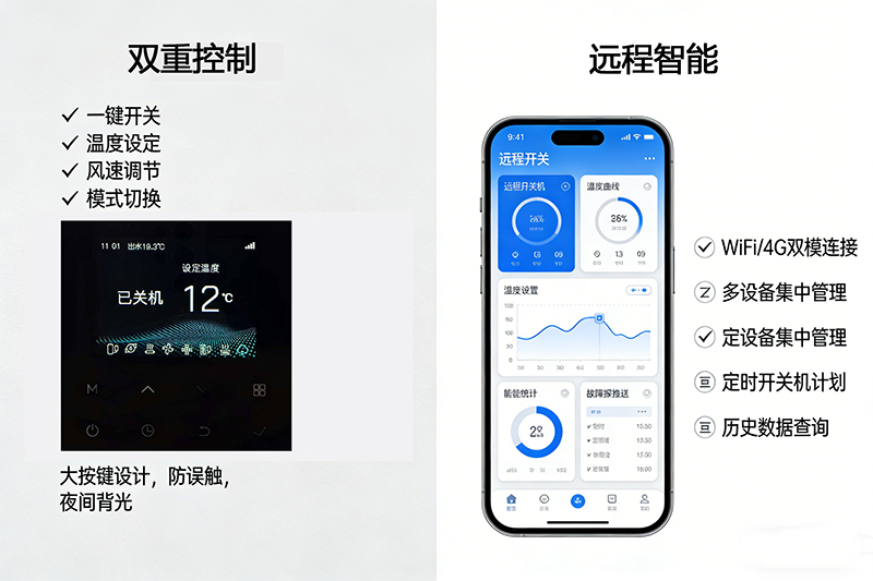 空气源冷热风机