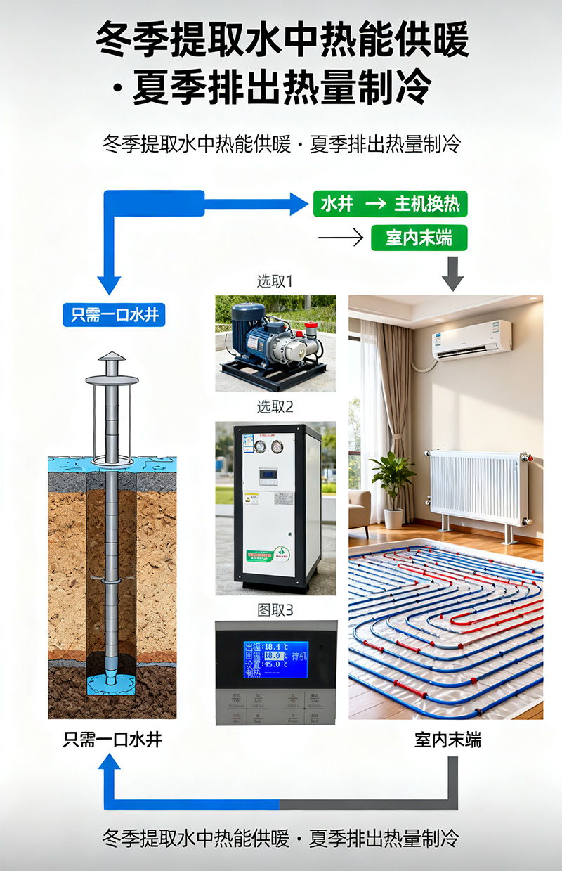 水地源热泵地暖机