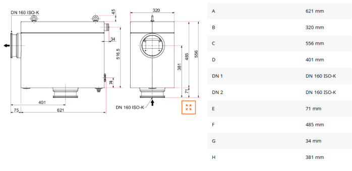 真空系统用方形腔体