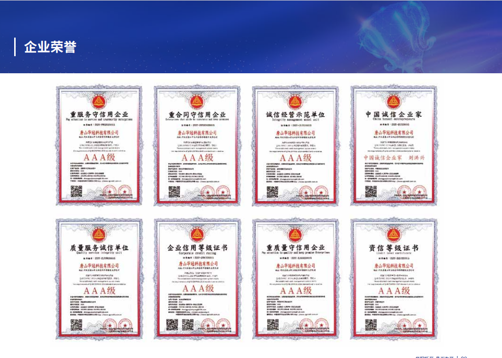 榮譽(yù)資質(zhì)