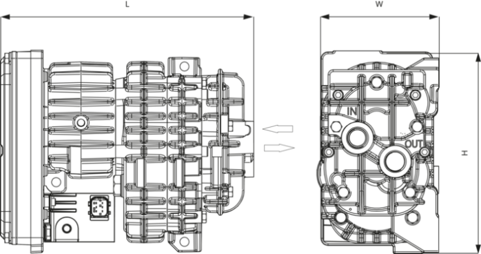 爪式干式真空泵