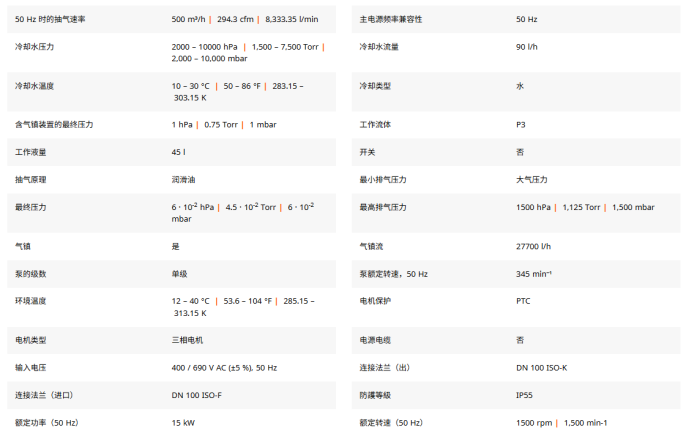 工业级油式真空泵
