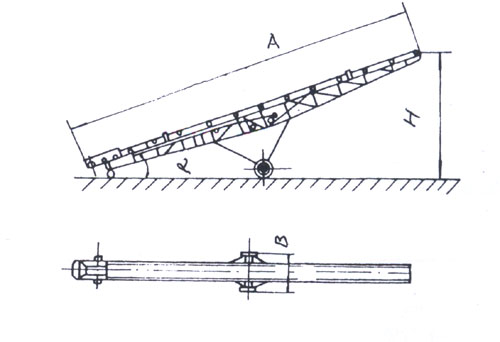 DY型移动带式输送机
