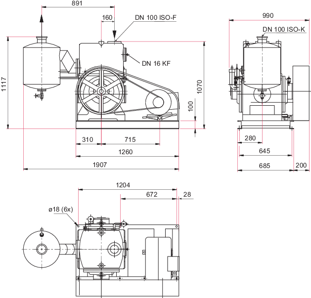 工业级油式真空泵