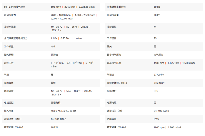 工业级油式真空泵