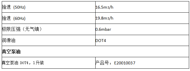 莱宝 Leybold D16B DOT 双级油封旋片泵