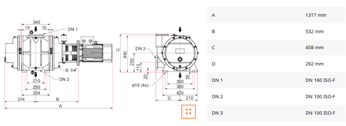 Okta 系列罗茨真空泵