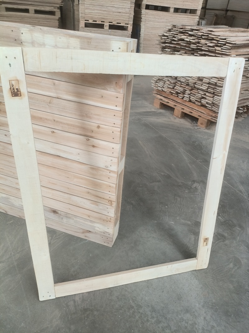 原木熏蒸日字型出口托盘 和原木熏蒸压盖