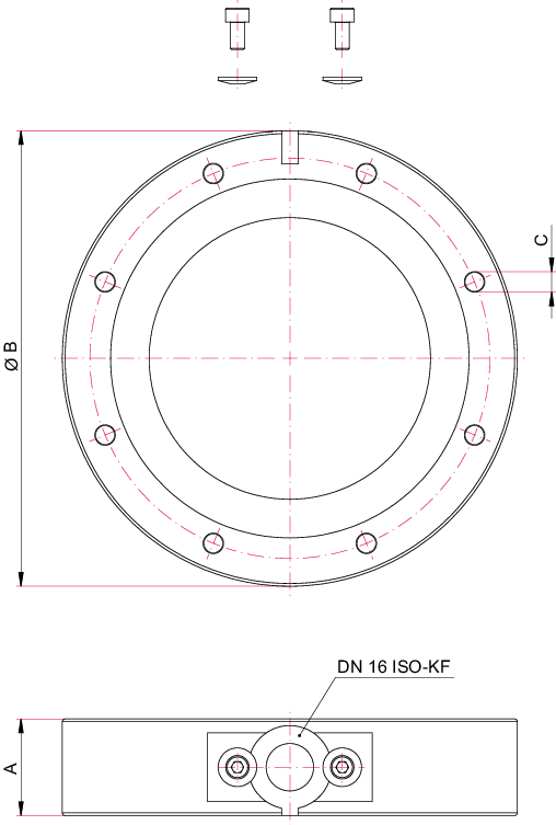 ISO-KF 系列真空快装夹紧环（真空卡箍）